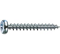 SPAX Universalschraube, 5,0 x 50 mm, 100 Pieces, T-STAR plus, half round head, full thread, 4CUT, WIROX A3J, 0201010500503
