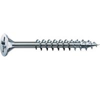 SPAX WIROX A3J, 0291010500805 All-Purpose Screws, 5.0 x 80 mm, Pack of 200, Phillips Z2, Countersunk Screw Head, Fully Threaded, 4CUT