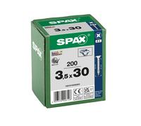 SPAX Wirox Z2 Csk Pozi Screws PZ2 3.5 x 30mm Qty 1000 Pcs ZINC