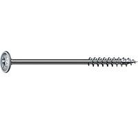 SPAX wood construction screw, 6.8 x 120 mm, 100 pieces, T-STAR plus, flat head, partial thread, 4CUT, WIROX A3J, 251010601205