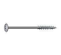 Spax Wood Screw 6.0 x 180 mm Pack of 100, T-Star Plus, Overhead, Partial Thread, 4Cut mm, WIROX A3J, 251010601805