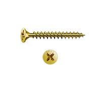 Spax Yellox Coated Wood Screws (Box Of 200) (4 x 25mm) (Yellow)