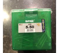 Spax Yellox Wood Screws, 5.0X50MM (Tub-430)