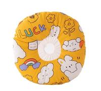 Spaying/Neutering Collar, Post-Surgery Protective Cover, Universal Soft Neck for Cats and Dogs, Comfortable, Removable(White,M)