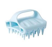 Spazzola Per Cuoio Capelluto Silicone - Massaggiatore Capelli in Silicone | Delicato Sulla Pelle | Per Massaggio Capelli Bagnati E Asciutti Manuale Per Doccia E Da Viaggio | Spazzola Massaggiagriglia