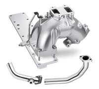 SPBREW Intake Manifold Kit for 6.7L Cummins 2019-2024 Ram 3500 4500 5500 (Chassis-Cab) Engine Air Intake Horn Kit with Grid Heater Upgrade & Heating System, Silver