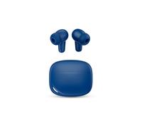 SPC Boost Buds - Wireless Bluetooth Headphones with ENC Noise Cancellation | 30 Hours Battery Life | Google Fast Pair | 4 Microphones | IPX4 | Touch Control and Voice Assistant - Blue