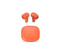 SPC Boost Buds - Wireless Bluetooth Headphones with ENC Noise Cancellation | 30 Hours Battery Life | Google Fast Pair | 4 Microphones | IPX4 | Touch Control and Voice Assistant - Orange