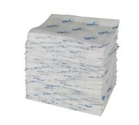 SPC® by Brady Oil Absorbent Sheets - Pack of 200, Lightweight, 3-Ply Pads, MAXX Technology for High Absorbency & Low Disposal Costs, 40 cm x 50 cm