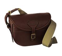 SPC Heritage Leather Cartridge Bag 100 Capacity Felt Lined with Brass Fittings