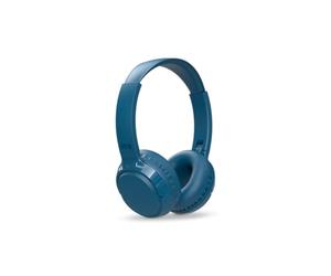 SPC Heron 2 Studio Wireless Bluetooth Headphones | ECO | 50 Hour Battery | Simultaneous Dual Connection | Built-in Microphone | Adjustable and Foldable Blue Recycled Plastic