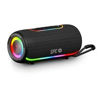 SPC Orbital Storm - Powerful 60W portable Bluetooth speaker with 360° LED | Up to 20 hours of battery life | IPX6 water resistance | True Wireless | USB, microSD, and 3.5 mm Jack | Speaker and strap