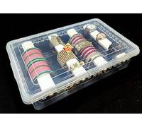 SPC Plastic Adjustable 4-Rod Bangle Box Organizer for Chudi, Bracelets, Wrist Watches, Hair Bands, Scrunchies, 25x38x9 cm