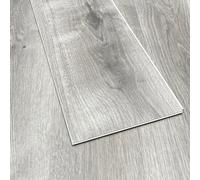 SPC Rigid Plank Flooring Titan Grey Oak - Underlay Already Installed - Light Grey Plank Effect - Luxury SPC - Click Installation - Sold Per 2.193m2 Pack