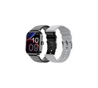 SPC Smartee Duo 3 - Smartwatch with 1.93” AMOLED display | Bluetooth calls | Battery up to 7 days | 100 sports, IP68 | Smart You control app | 2 bands black and grey