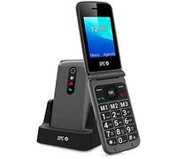 SPC Stella 2 - Mobile Folding Mobile Phone for Seniors, Large Buttons, Easy to Use, Intelligent Call Tone and Intelligent Notifications, Remote Setting, SOS Button, USB-C, 3 Direct Memory