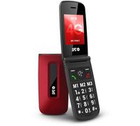 SPC Titan 2 - Flip mobile phone for seniors with 4G, large buttons, a loud 105dB ringer, and 2.4” screen | Easy to use and configure remotely | 3 quick dials | Battery life up to 7 days - Red