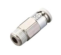 SPC VPC M5 1/8" 1/4" 3/8" 1/2" Threaded Pneumatic Check Valve Trachea Quick Check Valve one-Click Quick Connector(VPC4-01)