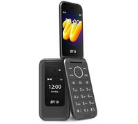 SPC WILD - Basic flip phone for a digital break/first phone, Black | Dual screen, no internet or social media, SOS button, long battery life, 4G coverage and camera