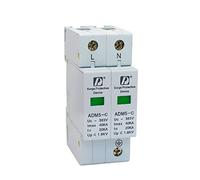 SPD 20-40kA 2P+N 385V 20kA/40kA 10kA/20ka 30kA/60kA 40kA/80kA AC Din Rail Surge Arrest Low Voltage Surge Protector Device Automatic switch (Size : 10KA20KA)