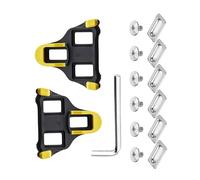 SPD Cleats, Bicycle Shoes Cleats for Shimano Pedals, Comes with 6 Screws + 1 Key + 6 Iron Pieces, Folding Pedals Pedal Plates Bicycle Accessories Set Bike with Shimano SPD-SL Pedals / SM-SH10 SH11