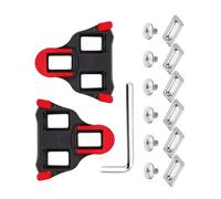 SPD Cleats, Bicycle Shoes Cleats for Shimano Pedals, Comes with 6 Screws + 1 Key + 6 Iron Pieces, Folding Pedals Pedal Plates Bicycle Accessories Set Bike with Shimano SPD-SL Pedals / SM-SH10 SH11