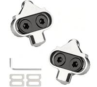 SPD Cleats Compatible with Shimano SH56, Multi-Release Click Pedal Cleats for 2-Hole SPD Pedals Bicycle Shoe Plates for MTB, Road Bike, Indoor Cycling & Beginners