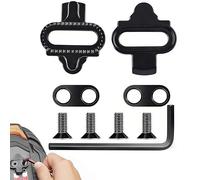 SPD Cleats Compatible with Shimano SPD Pedals, Perfect for Indoor Training & Turbo Trainer, Anti-Slip Design, Easy to Install with Included Allen Key, Durable Cycling Cleats for Road & MTB