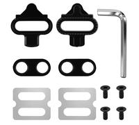 SPD Cleats SH51 Compatible with Shimano Non-Slip Cleat Plates Made of CrMo Steel, 12° Float, Includes Screws & Washers for MTB & Indoor Cycling