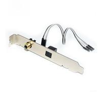 SPDIF Optical Coaxial Digital Audio Output Card Gold Plated Interface 24Bit 192KHz for Gaming Recording for dts for dolby Digital 5.1