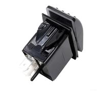 SPDT On-Off-On Rocker Switch 20 12V 24V DC with Rectangular Cutout for Automotive Industrial and Aerospace Applications