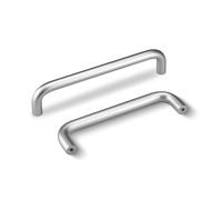 SPDYCESS 10 Pack Bow Cabinet Handles, Aluminum Cupboards Drawer Pulls, Hardware Modern Kitchen Cabinet Door Handles, Knobs for Drawer Dresser, Cupboard and Wardrobe, Matte Sliver