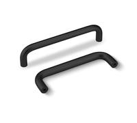 SPDYCESS 10 Pack Bow Cabinet Handles, Aluminum Cupboards Drawer Pulls, Hardware Modern Kitchen Cabinet Door Handles, Knobs for Drawer Dresser, Cupboard and Wardrobe, Matte Black