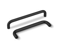 SPDYCESS 10 Pack Bow Cabinet Handles, Aluminum Cupboards Drawer Pulls, Hardware Modern Kitchen Cabinet Door Handles, Knobs for Drawer Dresser, Cupboard and Wardrobe, Matte Black