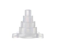 SPE Column Adapter for Solid-Phase Extraction - 12 Pack Universal Plastic Threaded Connectors for Lab Use