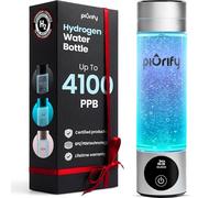 SPE/PEM Hydrogen Water Bottle Generator - Concentration Up to 4100+ PPB - Portable Athletic Performance - Certified Hydration System
