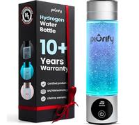 SPE/PEM Hydrogen Water Bottle Generator - Concentration Up to 4100+ PPB - Portable Athletic Performance - Certified Hydration System