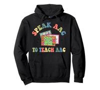 Speak Aac To Teach Aac Funny Pullover Hoodie