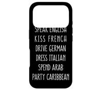 Speak English Kiss French Dress Italian Drive German Women Case for iPhone 17 Pro