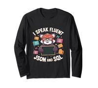 Speak Fluent JSON SQL Data Engineer Data Analyst Engineering Long Sleeve T-Shirt
