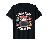Speak Fluent JSON SQL Data Engineer Data Analyst Engineering T-Shirt