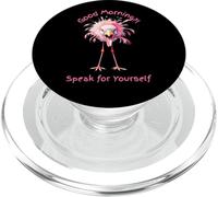 Speak for Yourself Angry Flamingo Humor PopSockets PopGrip for MagSafe