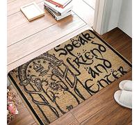 Speak Friend and Enter Doormat Rug Floor Mat Front Room Corridor Kitchen Corridor Foot Pad 36x24 Inch