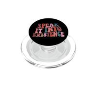 Speak It Into Existence Positive Affirmation Empowerment PopSockets PopGrip for MagSafe