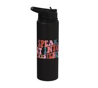 Speak It Into Existence Positive Affirmation Empowerment Stainless Steel Insulated Water Bottle