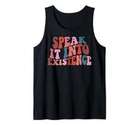 Speak It Into Existence Positive Affirmation Empowerment Tank Top