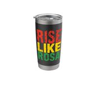 Speak Like Malcolm Black History Month Juneteenth Stainless Steel Insulated Tumbler