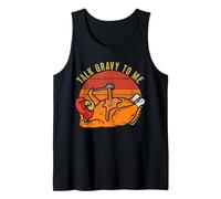 Speak Sauce with Me Funny Thanksgiving Word Game Tank Top