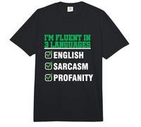 Speak Speaking Languages English Sarcasm Profanity Gift Comfort Colors Adult Heavyweight T-Shirt
