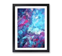 Speak The Truth Abstract Framed Print | A3 Black Framed Wall Art | Ready to Hang | Abstract Fantasy Picture | Living Room Bedroom Lounge Office